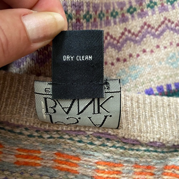 JOS. A. BANK Lambswool Fair Isle Nordic Men's Pullover Sweater Size Large fall - Picture 11 of 13